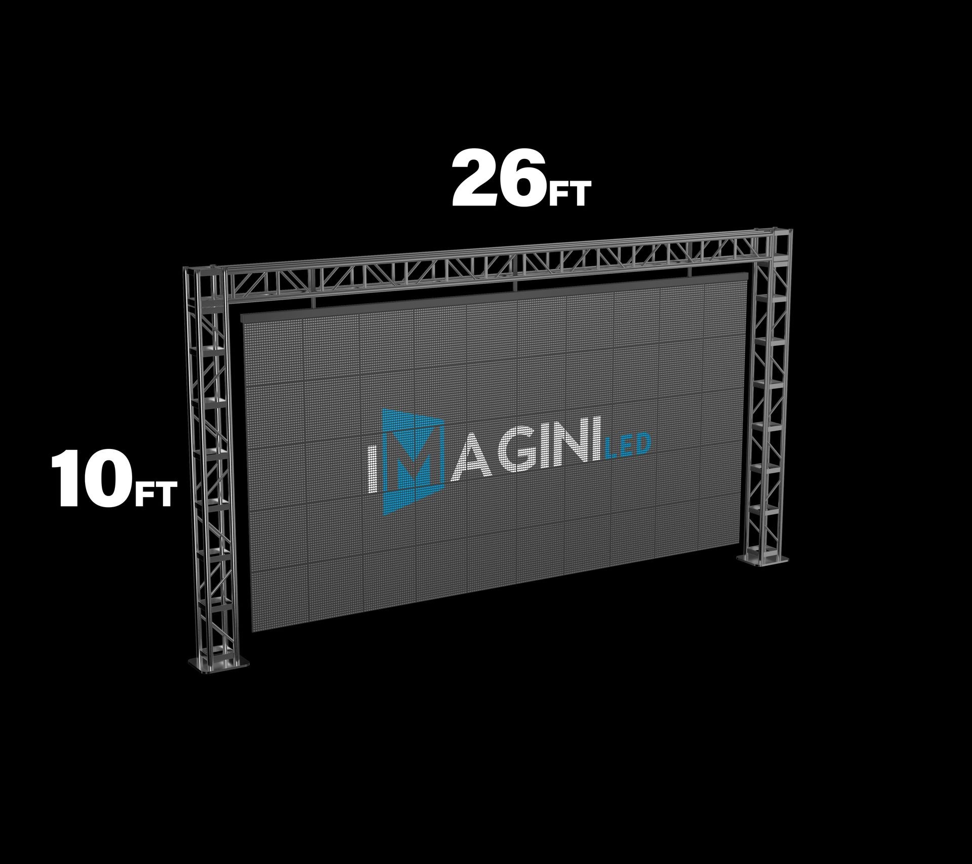 Diamond LED Wall / 10'x26' P2.6 Indoor